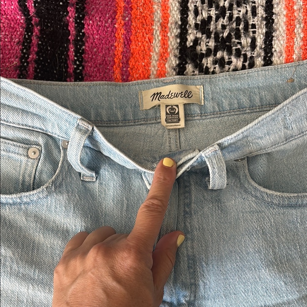 Madewell High Rise Blue Jeans Classic Style